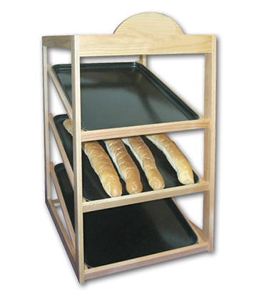 Oak Framed Countertop Bakery Case 21"L x 27"W x 36"H