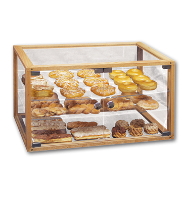 Oak Framed Countertop Bakery Case 29"L x 19"W x 16"H