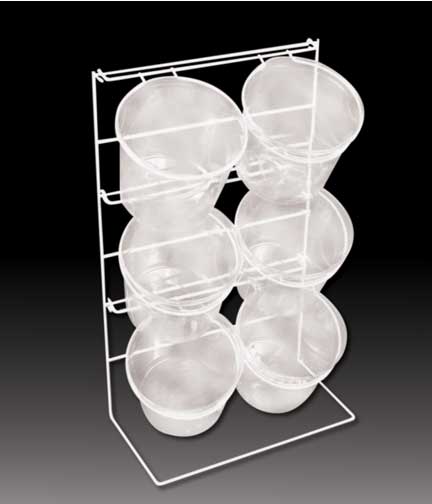 Countertop Wire Jar Rack 22"H