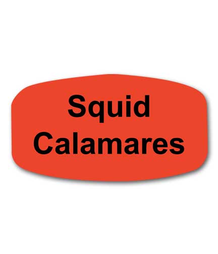 SQUID Bilingual Self-Adhesive Label