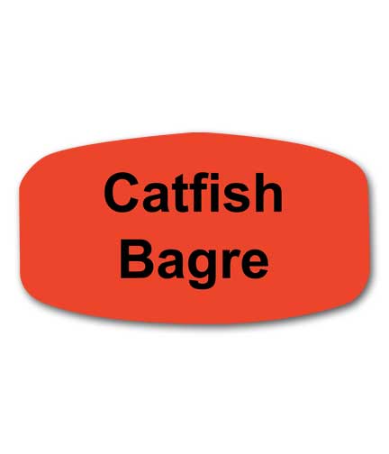 CATFISH Bilingual Self-Adhesive Label