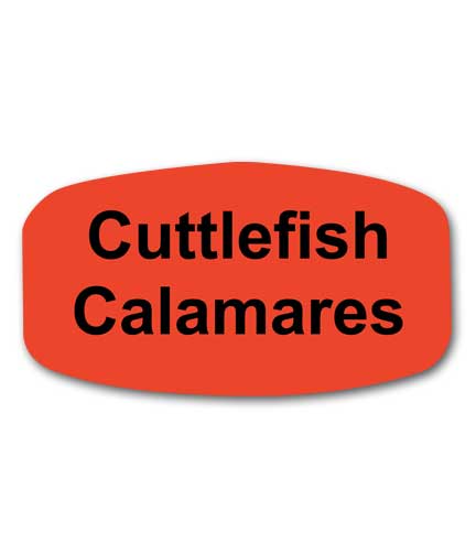CUTTLEFISH Bilingual Self-Adhesive Label