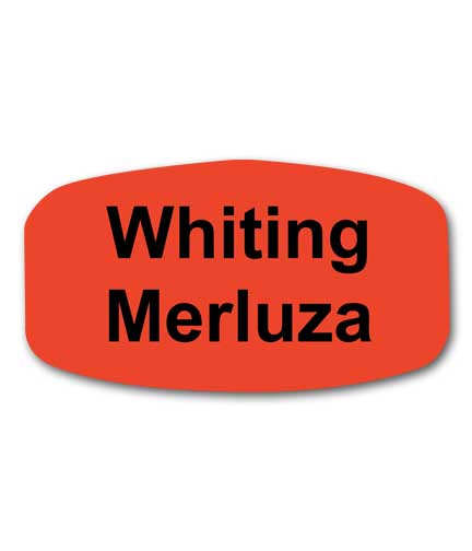 WHITING Bilingual Self-Adhesive Label
