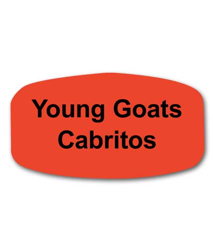 YOUNG GOATS Bilingual Self-Adhesive Label