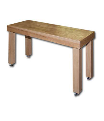 Oak Display Table 48"L x 19"W x 30"H