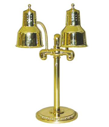 Brass Double Heat Lamp