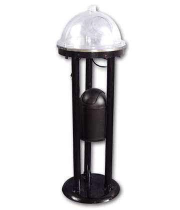 Hot Food Twist-N-Serve Domed Sampler Stand 17" Dia. x 48"H