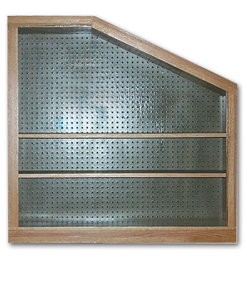 End Cap for Tilt-Top with pegboard42.5"L x 11"W x 42.5"H