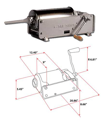 Horizontal Sausage Stuffer 11 LBS