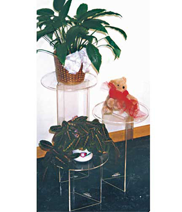 3-Piece Pedestal Display