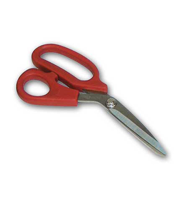 Red Handled Floral Shears 8.25"L