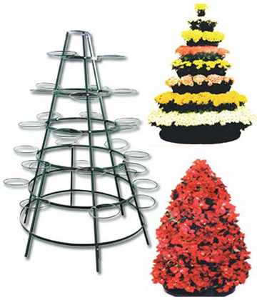 Flower Tree Rack 48" Dia. x 77" H