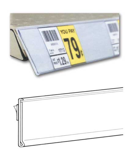 Front Channel Tag Holder 47.875"L x 1.375"H