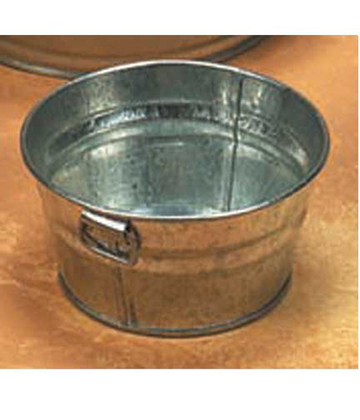 Galvanized Pail 6" Dia. x 3"H