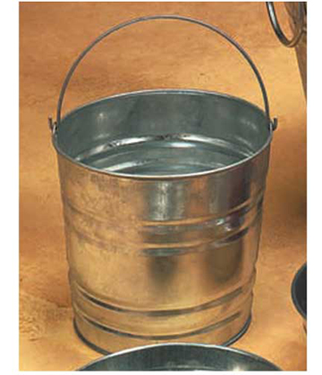 Galvanized Pail 8" Dia x 7" H