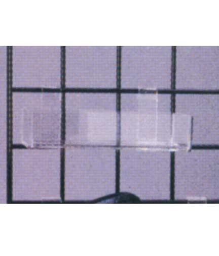 Grid Panel Clear Acrylic Bin 8"L x 4"W x 2"H