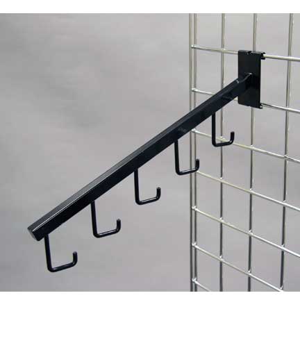 Grid Panel Chrome 5-Hook Waterfall Hanger