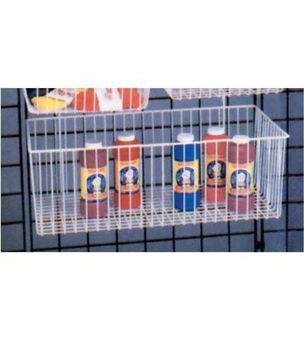 Grid Panel Wire Basket 24"L x 12"W x 8"H