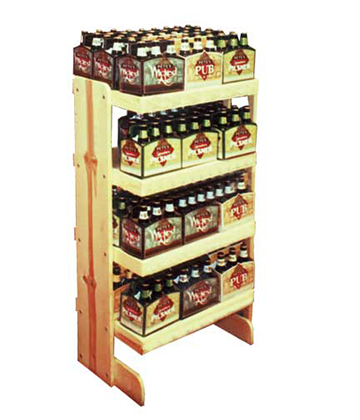 4-Shelf Promotional Display 30"L x 20"W x 48"H