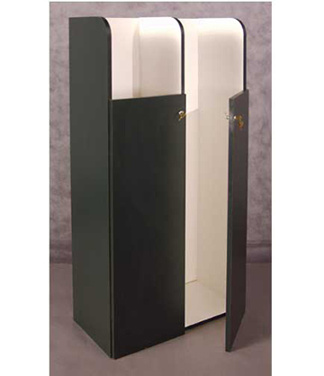 Double Helium Tank Cabinet 28"L x 14.25"W x 60"H