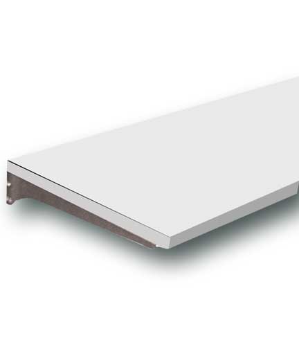 White Laminated Shelf 48"L x 21"W