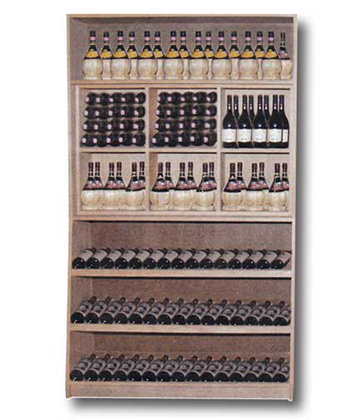 Wine Cabinet with 6 Baskets 48"L x 18"W x 81"H