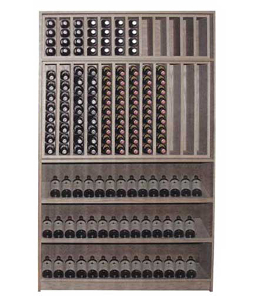 Wine Cabinet with Long Slots 48"L x 12"W x 81"H