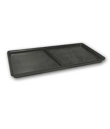 Meat Tray 2 Compartments 22"L x 8"W x 1"H