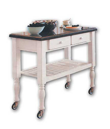 Merchandising Table with Casters 40"L x 24"W x 34"H