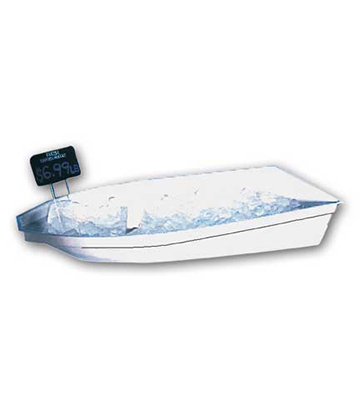 Seafood Boat with Sail 26"L x 11.5"W x 4.5"H