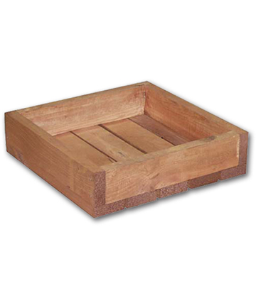 Mini Wood Crate 12"L X 12"W X 3"H