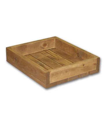 Mini Wood Crate 12"L X 14"W X 3"H