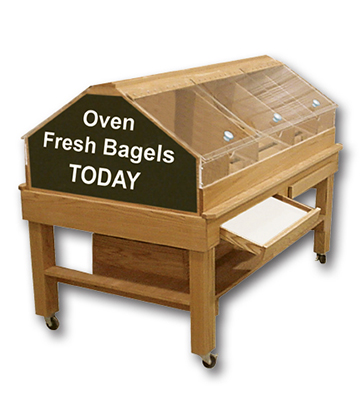 Bakery 2-Sided Self-Serve Display 73"L x 36"W x 48"H