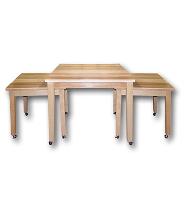 Maple Nesting Table Set of Three