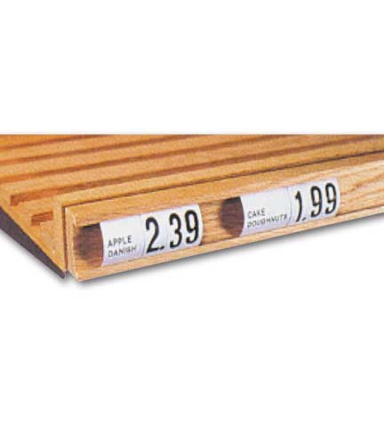 Oak Price Channel Straight 48"L x 1.375"H