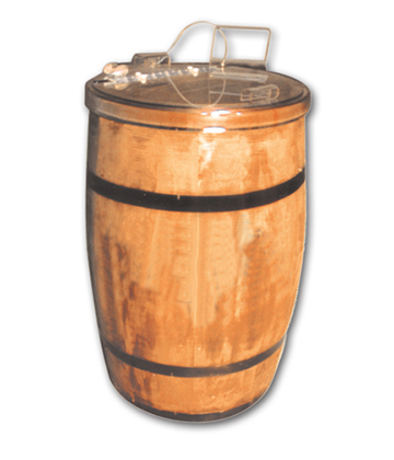Wood Pickle Barrel 20"Dia. x 30"H