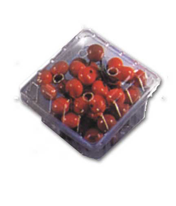 Produce Clear 1 Pint Produce Berry Till Heavy-Duty 4.25"L x 4.25"W x 2.625"H