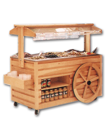 Specialty Ice Cart 56.5"L x 32.25"W x 54"H