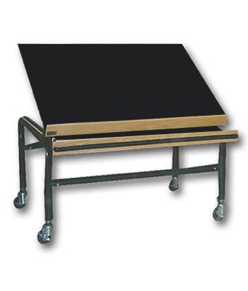 Tilt-Top Produce Table with ABS Top 60"L x 36"W