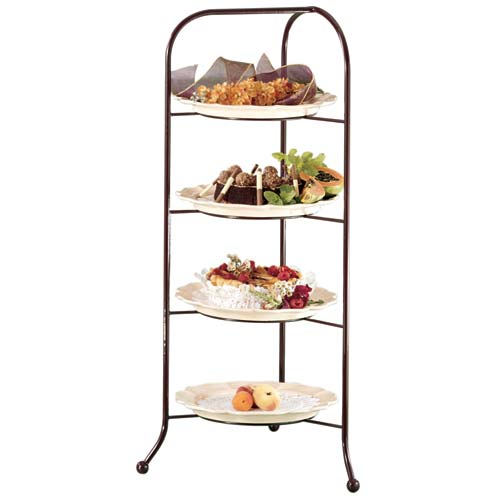 Wire 4-Tier  Stand 36"H x 15.5"W
