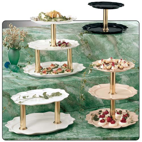 Pedestal 3-Tier Round Tabletop Display 20"W x 20"H