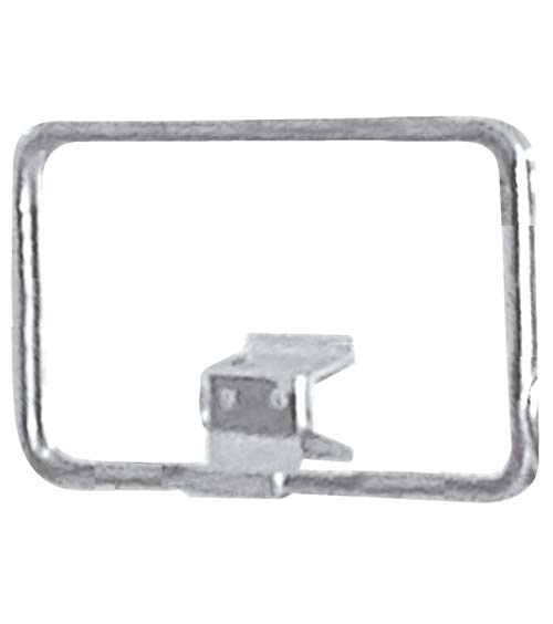 Chrome Sign Frame with Back Mount Shelf Molding Clip 5.5"L x 3.5