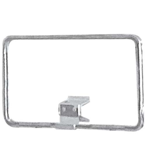 Chrome Sign Frame with Back Mount Molding Clip 11"L x 7"H