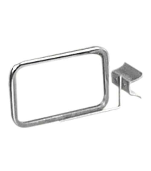 Chrome Sign Frame with Side Mount Molding Clip 5.5"L x 3.5"H