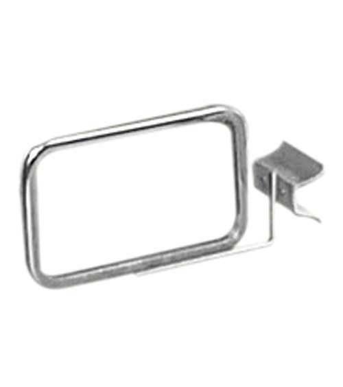 Chrome Sign Frame with Side Mount Molding Clip 7"L x 5.5"H