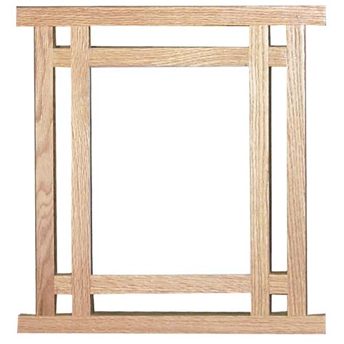 Wood Lattice Frame 17"L x 16.5"H