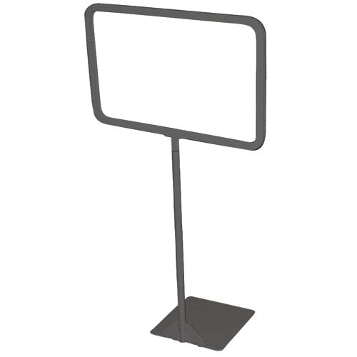 Metal Sign Frame Rigid Stem 11"W x 7"H x 10"H