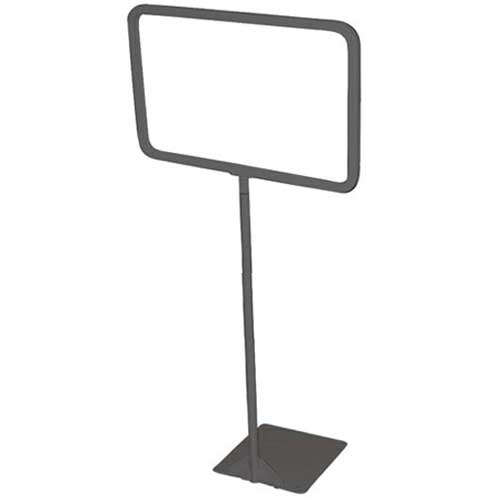 Sign Frame Rigid Stem Style 11"W x 7"H x 14"H