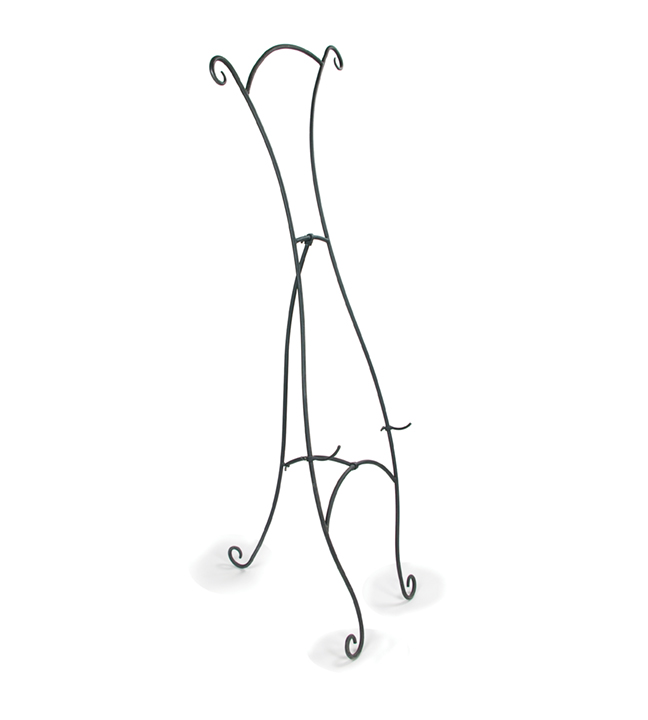Decorative Wrought Iron Sign Stand And Frame 22"W x 64"H
