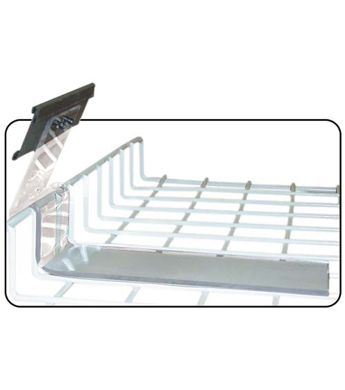 Wire Shelf Tag Holder Easel 5.25"W